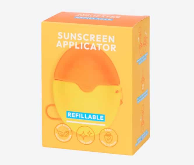Zonnebrand roller applicator
